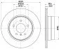 <strong>HELLA PRO HIGH CARBON BMW диск гальмівний задн. X5 E70 07-, F15 13-, X6 E71 08-, F16 14- PAGID 8DD 355 128-761 (фото 1)</strong>