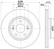 <strong>HELLA PRO HIGH CARBON HYUNDAI диск гальмівний передн. Tucson, ix35, Kia PAGID 8DD 355 128-831 (фото 1)</strong>