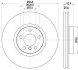 <strong>HELLA PRO HIGH CARBON BMW диск гальмівний передн. X5 E70 (348*62) PAGID 8DD 355 129-301 (фото 1)</strong>
