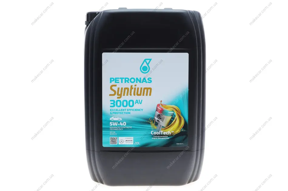 <strong>Олива моторна SYNTIUM 3000 AV 5W-40 SN (20L) Petronas 70179R41EU (фото 1)</strong>