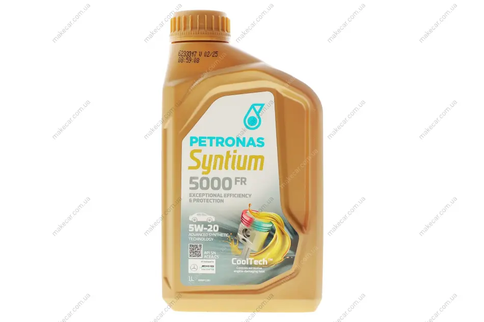 <strong>Олива моторна SYNTIUM 5000 FR 5W-20 SN (1L) Petronas 70265E18EU (фото 1)</strong>