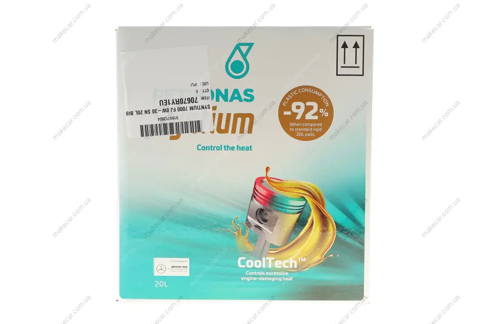 <strong>Олива моторна SYNTIUM 7000 FJ 0W-30 SN (20L) Petronas 70670RY1EU (фото 1)</strong>