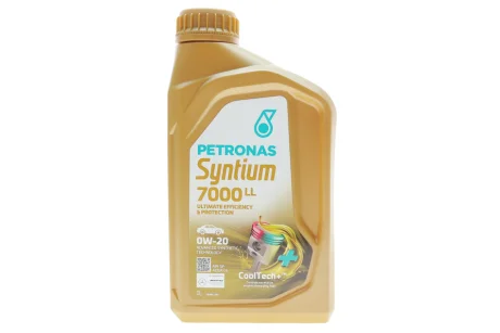 Олива моторна SYNTIUM 7000 LL 0W-20 SP (1L) для Petronas 70719E18EU фото товару