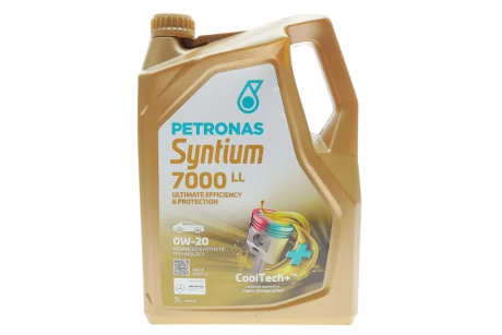 Олива моторна SYNTIUM 7000 LL 0W-20 SP (5L) для Petronas 70719M12EU фото товару