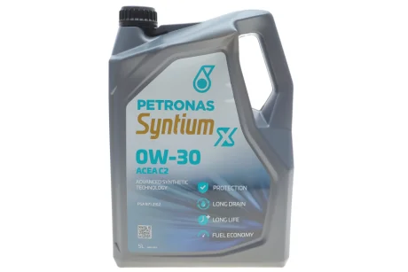 Олива моторна SYNTIUM X 0W-30 C2 (5L) для Petronas 70981M12EU фото товару