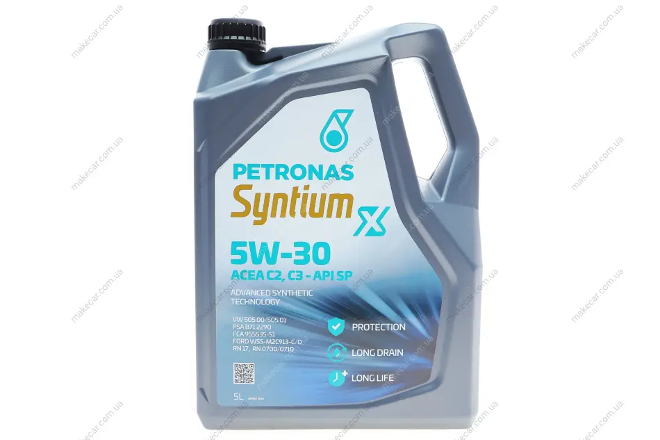 <strong>Олива моторна SYNTIUM X 5W-30 C2,C3 (5L) Petronas 70982M12EU (фото 1)</strong>