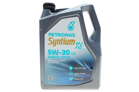 Олива моторна SYNTIUM X 5W-30 C3 (5L) для Petronas 71004M12EU фото товару