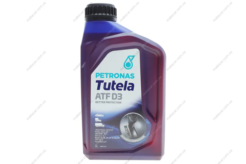 <strong>Олива трансмісійна TUTELA ATF D3 (1L) Petronas 76127E15EU (фото 1)</strong>