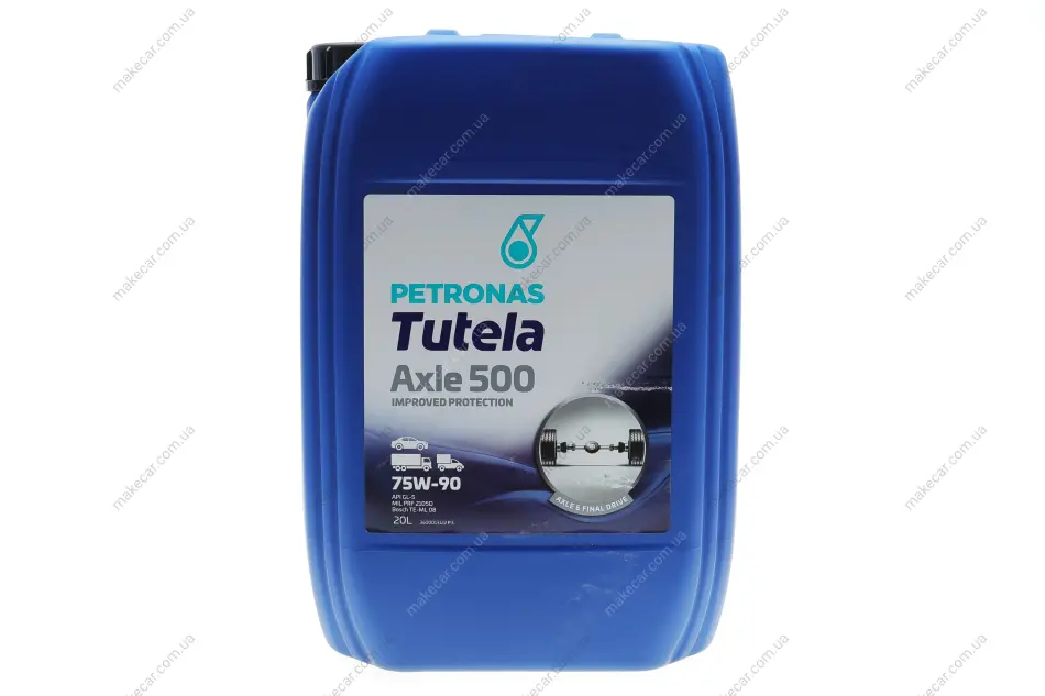<strong>Олива трансмісійна TUTELA AXLE 500 75W-90 (20L) Petronas 76631R41EU (фото 1)</strong>