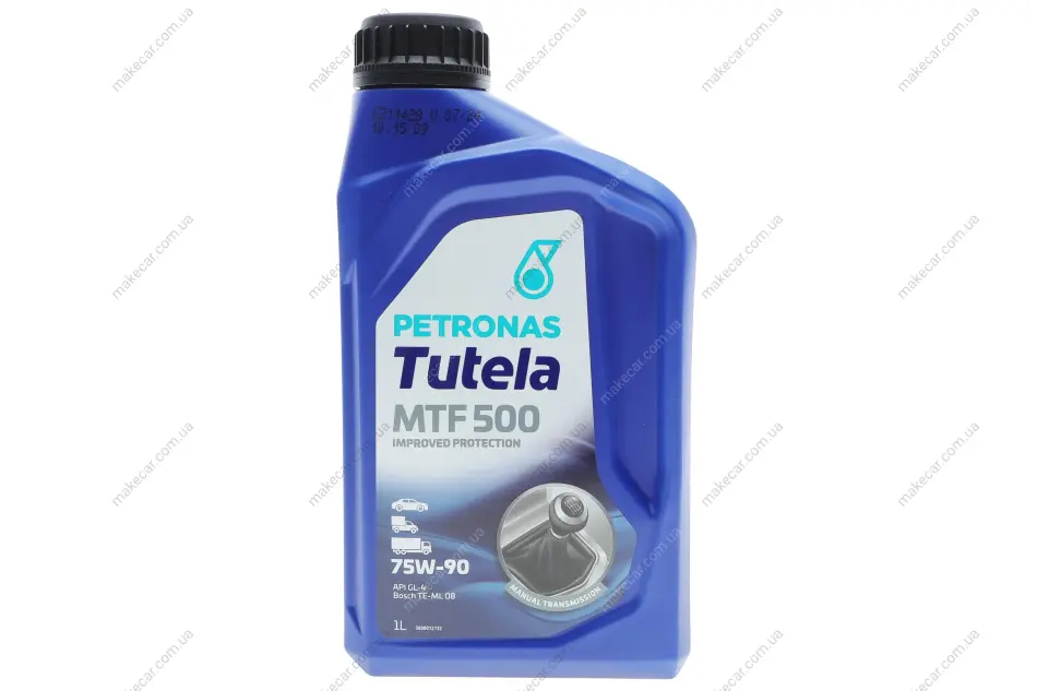 <strong>Олива трансмісійна TUTELA MTF 500 75W-90 (1L) Petronas 76637E15EU (фото 1)</strong>