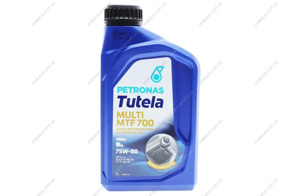 <strong>Олива трансмісійна TUTELA MULTI MTF 700 75W-80 (1L) Petronas 76640E15EU (фото 1)</strong>