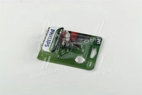 Лампа розжарювання H1 12V 55W P14,5s LongerLife Ecovision 1шт blister (вир-во Philips) для PHILIPS 12258LLECOB1 фото товару