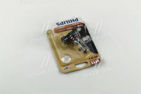 Лампа розжарювання H11 12V 55W PGJ19-2 Vision +30 1шт blister (вир-во Philips) для PHILIPS 12362PRB1 фото товару