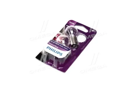 Автолампа P21/5W 12V 21/4W BAY15d VisionPlus +60% (2 шт. в блістері) для PHILIPS 12499VPB2 фото товару