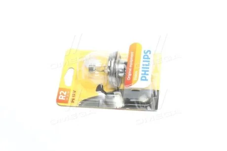 Лампа розжарювання R2 12V 45/40W P45t-41 STANDARD 1шт blister (вир-во Philips) для PHILIPS 12620B1 фото товару