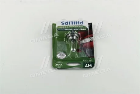 Автолампа H7 12V 55W PX26d LongerLife Ecovision (1 шт. в блістері) для PHILIPS 12972LLECOB1 фото товару