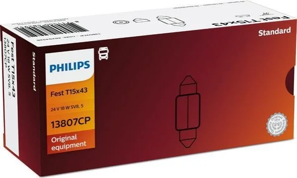 <strong>Автолампа 18W PHILIPS 13807CP (фото 1)</strong>