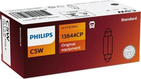 Автомобільна лампа C5W 24V SV8,5 для PHILIPS 13844CP фото товару