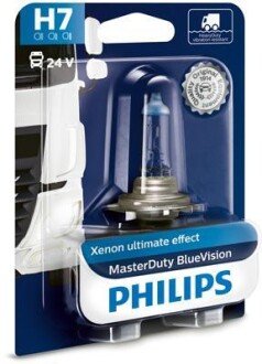 H7 MasterDuty BlueVision 24V 70W PX26d Blst. 1 pc. PHILIPS 13972MDBVB1 фото товару