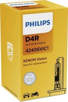 D4R Vision 42V 35W P32d-6 PHILIPS 42406VIC1 фото товару