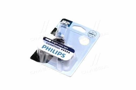 Лампа розжарювання HB3 12V 60W P20d Cristal Vision 1шт blister 4300K (вир-во Philips) для PHILIPS 9005CVB1 фото товару