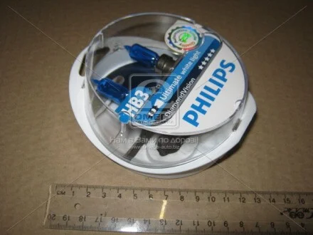 Лампа розжарювання HB3 12V 60W P20d Diamond Vision 5000K (к-т) (вир-во Philips) для PHILIPS 9005DVS2 фото товару