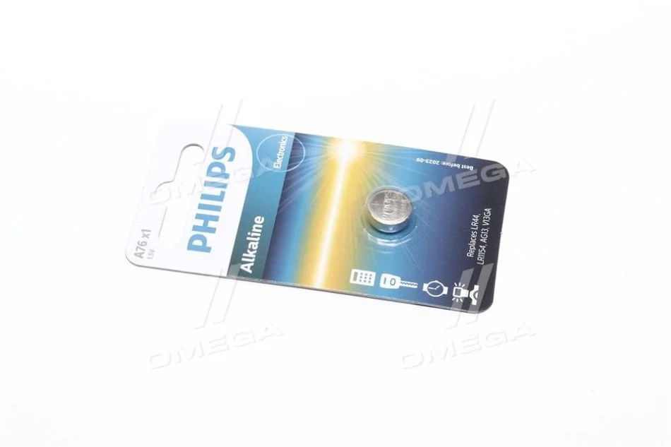 <strong>Батарейки кнопкові, лужні PHILIPS A76/01B (фото 1)</strong>