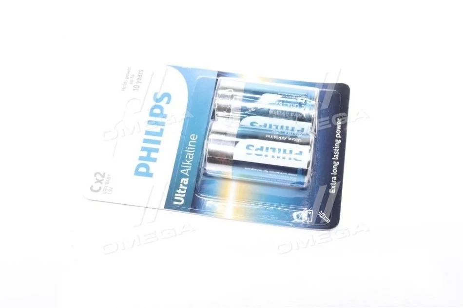 <strong>Батарейки циліндричні, лужні PHILIPS LR14E2B/10 (фото 1)</strong>