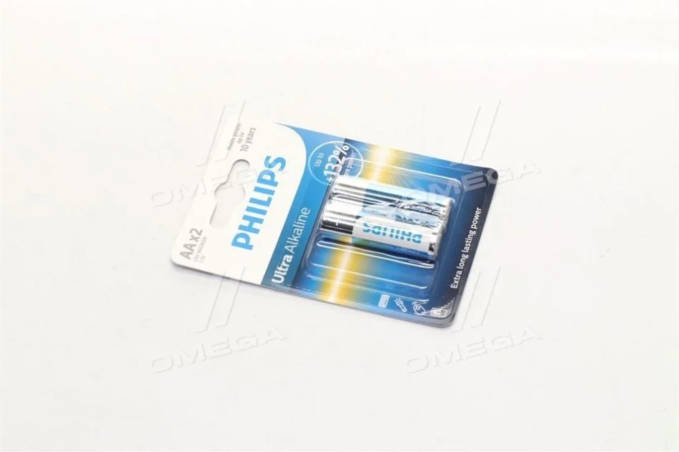 <strong>Батарейки циліндричні, лужні PHILIPS LR6E2B/10 (фото 1)</strong>