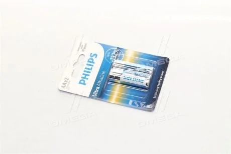 Батарейки циліндричні, лужні для PHILIPS LR6E2B/10 фото товару