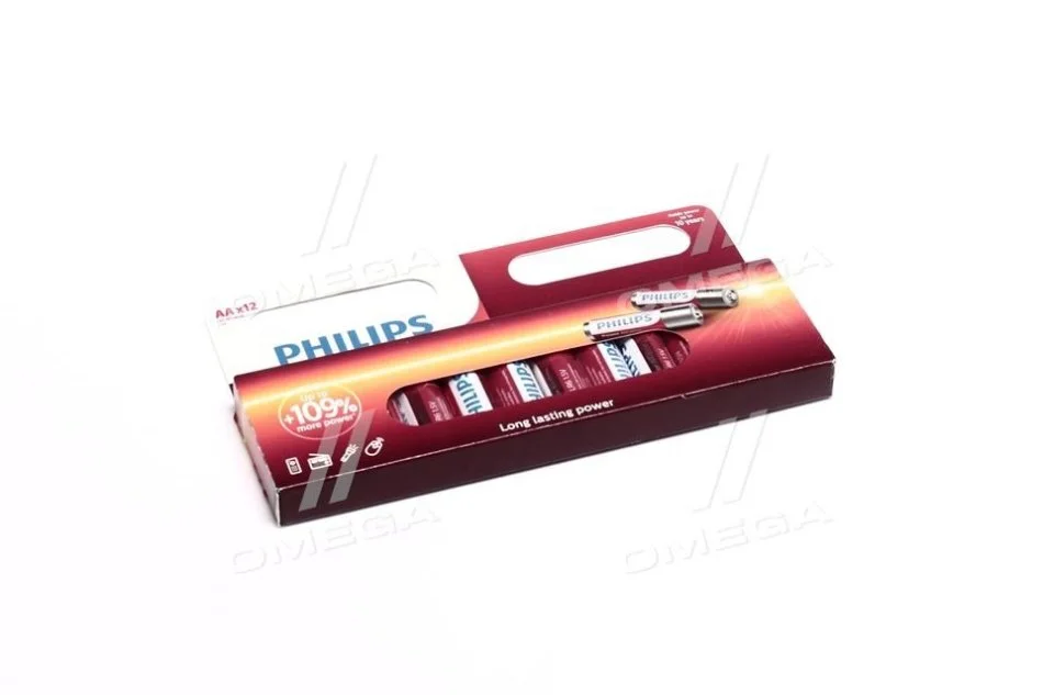 <strong>Батарейка LR6/AA Power Alkaline (упаковка 12шт) (вир-во Philips) PHILIPS LR6P12W/10 (фото 1)</strong>