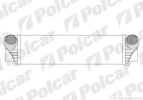 Радіатор інтеркулера 3.0T-GDI 24V BMW 5 F10-18 10-17, 5 Gran Turismo F07 09-17, 7 F01-F04 08-15 для Polcar 2021J81X фото товару
