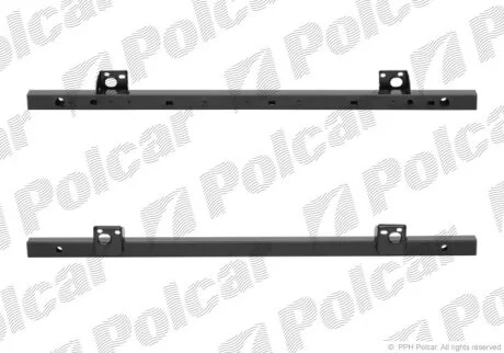 Підсилювач переднього бампера нижня частина FIAT Doblo 09-15; OPEL Combo D 11-18 для Polcar 304207-4 фото товару