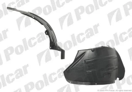 Підкрилок передній лівий FIAT Ducato 02-06; PEUGEOT Boxer 02-06; CITROEN Jumper 02-06 для Polcar 5704FL-1 фото товару