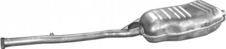 Глушитель, алюм. сталь, задн.часть BMW 318i 1.8 90-98 (03.21) POLMOSTROW 0321