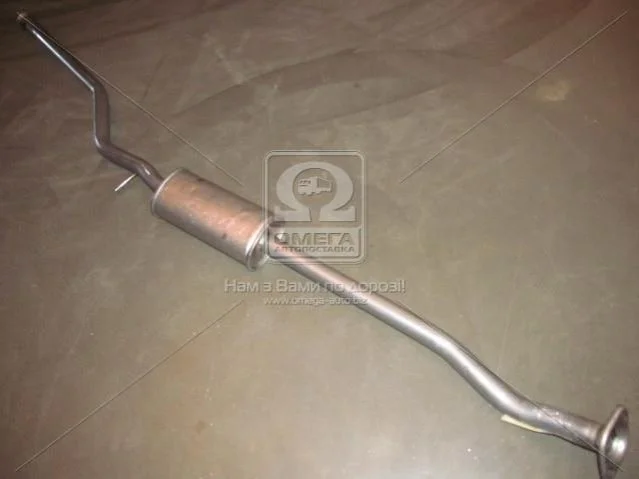 <strong>Глушитель, алюм. сталь, середн. часть Citroen Berlingo/Peugeot Partner 1.1i/1.4i POLMOSTROW 04131 (фото 1)</strong>