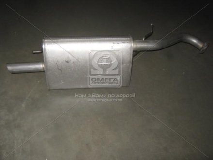 Глушитель алюм. сталь, задн. часть Chevrolet Tacuma 1.6i-16V 02-05, 1,8i-16V 00 POLMOSTROW 0535 (фото 1)
