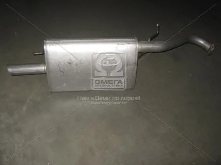 Алюм глушник. сталь, задн. частина Chevrolet Tacuma 1.6i-16V 02-05, 1,8i-16V 00 для POLMOSTROW 0535 фото товару