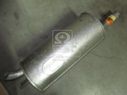 Глушник (задня частина) алюмінієва сталь Fiat Doblo 1.6i, 1.9D (00-05) POLMOSTROW 07.414 (фото 1)