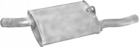 Глушник (задня частина) алюмінієва сталь Ford Transit Connect 1.8 TDCi POLMOSTROW 08.15 (фото 1)