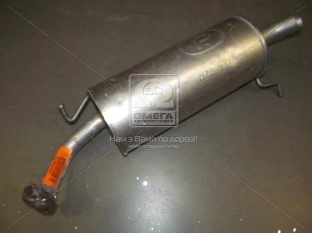 <strong>Глушитель алюм. сталь, задн. часть Hyundai Getz 1.1i-12V 02-, 1.3i-12V 02-06 (1 POLMOSTROW 1063 (фото 1)</strong>