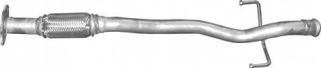 Труба приймальна алюмінієва сталь Hyundai Getz 1.1 POLMOSTROW 10.64