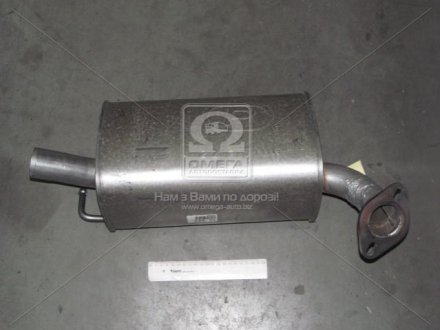 Алюм глушник. сталь, задн. частина Mazda 6 1.8/2.0 16V 2.0 CiTD 02/02-09/07 (12. POLMOSTROW 12213