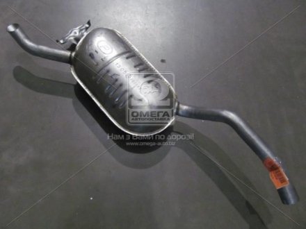Глушник (задня частина) алюмінієва сталь Mercedes W124 E200D, 200D, 250D POLMOSTROW 13.05