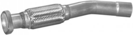Глушник, алюміній. сталь, середн. частина Mercedes Sprinter 210D, 211CDi 212CDi 212D POLMOSTROW 13401