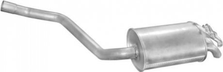 Глушитель алюм. сталь, задн. часть Mercedes W201 87- 2.5TD (13.65) POLMOSTROW 1365