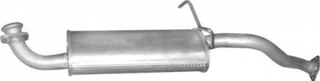Глушитель, алюм. сталь, середн. часть Mitsubishi Pajero 3.0i 2.5 Turbo Diesel (1 POLMOSTROW 1403 (фото 1)