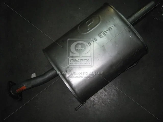 <strong>Алюм глушник. сталь, задн. частина Nissan Almera 1.5i-16V 02/01-06, 1.8i-16V 03 POLMOSTROW 1513 (фото 1)</strong>
