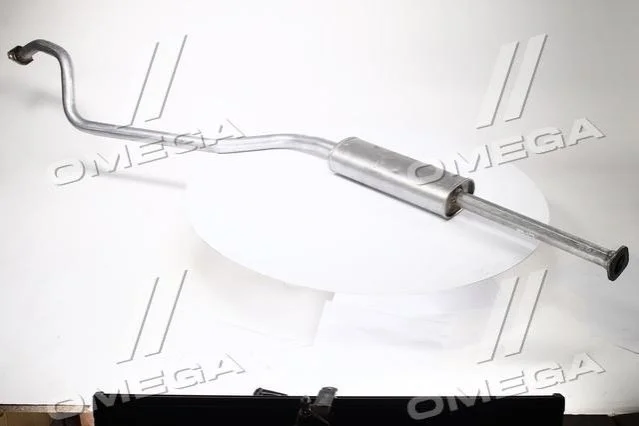 <strong>Резонатор (середня частина) алюмінієва сталь Nissan Almera 1.5 (00-) Polmostrow POLMOSTROW 15.371 (фото 1)</strong>
