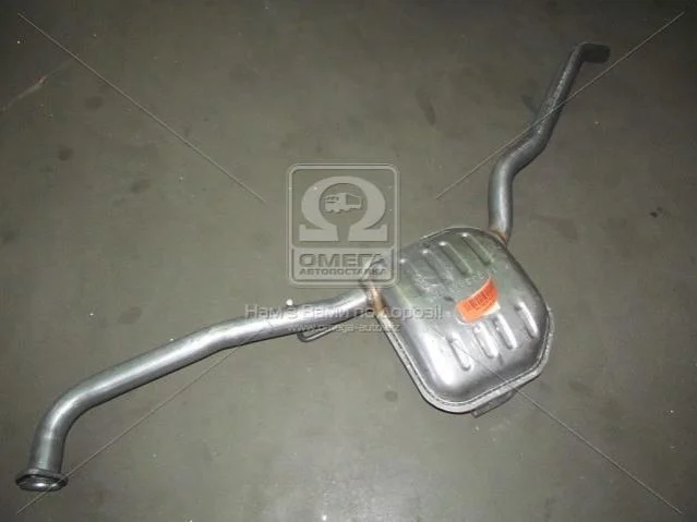 <strong>Глушник, алюміній. сталь, середня частина Opel Omega B 2.5i прав kat 94- (17.232) Polm POLMOSTROW 17232 (фото 1)</strong>